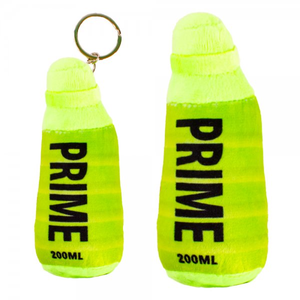 PRIME DRINK GREEN PLUSH 10CM STYLE FASHION SOFT TOY KEYCHAIN