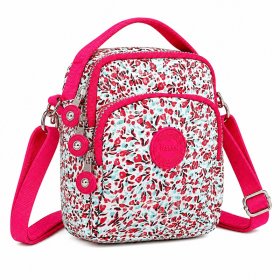 2498 White Pink Lorenz Shoulder Bag (New)