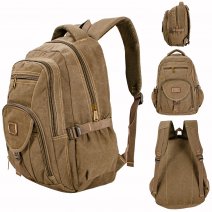 EA-CA46224 GREEN CANVAS BACKPACK