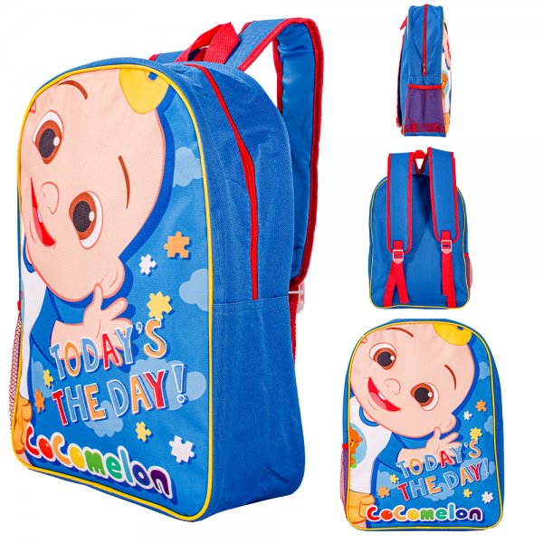 1023AHV-2378 BLUE COCOMELON 41CM ARCH KIDS BACKPACK