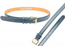 2703 NAVY 1" Belt with smooth finish XL (40"-44")