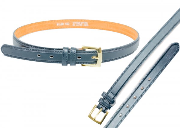 2703 NAVY 1" Belt with smooth finish XXL (44"-48")