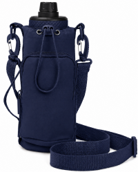 2301 Navy Crinkle Nylon Practical Bottle Bag 2301 Navy Crinkle Nylon Practical Bottle Bag