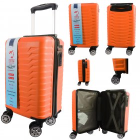 T-HC-US-1627 ORANGE RYAN AIR CABIN-SIZED TROLLEY SUITCASE