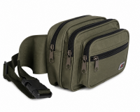 2579 Olive Triple Compartment Bum Bag 2579 Olive Triple Compartment Bum Bag