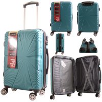 T-HC-CABIN-2029 DARK GREEN CABIN-SIZE TRAVEL TROLLEY