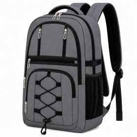 BP-101 Grey Classic Travel Backpack (New)