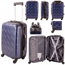 T-HC-C-09 DARK BLUE 20'' CABIN-SIZE TRAVEL TROLLEY SUITCASE