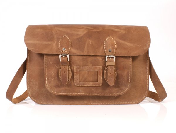 RL15 LIGHT TAN HUNTER MAGNET SATCHEL