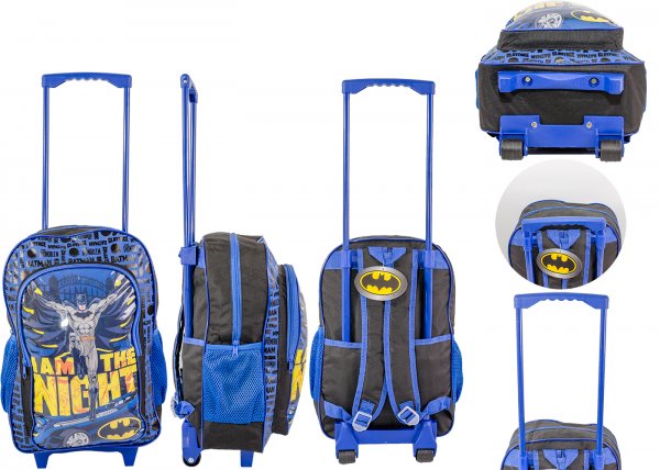 1019HV-9310 DELUXE LARGE TROLLEY BACKPACK BATMAN