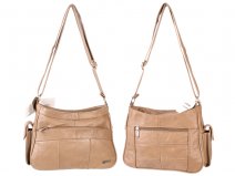 3743 FAWN Cow Hide Bag Twin Top + 2 Zips