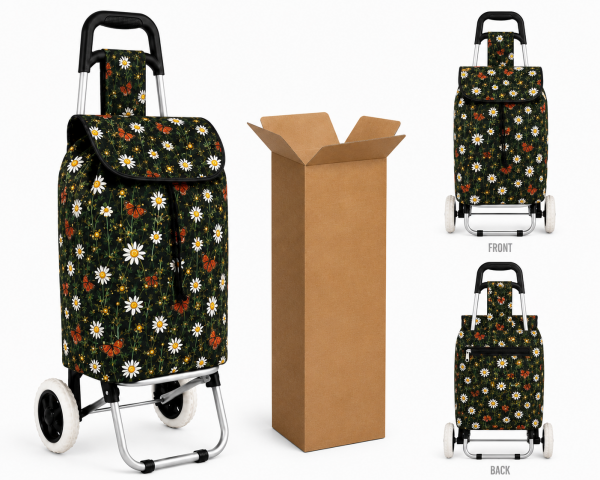 ST-05B Black Butterfly 2 Wheel Trolley Box Of 10