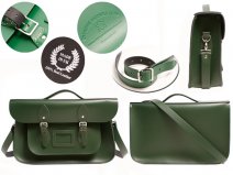 15 RACING GREEN OXBRIDGE BRIEFCASE SATCHEL