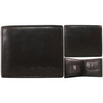 1011 BLACK ITALIAN LEATHER WALLET