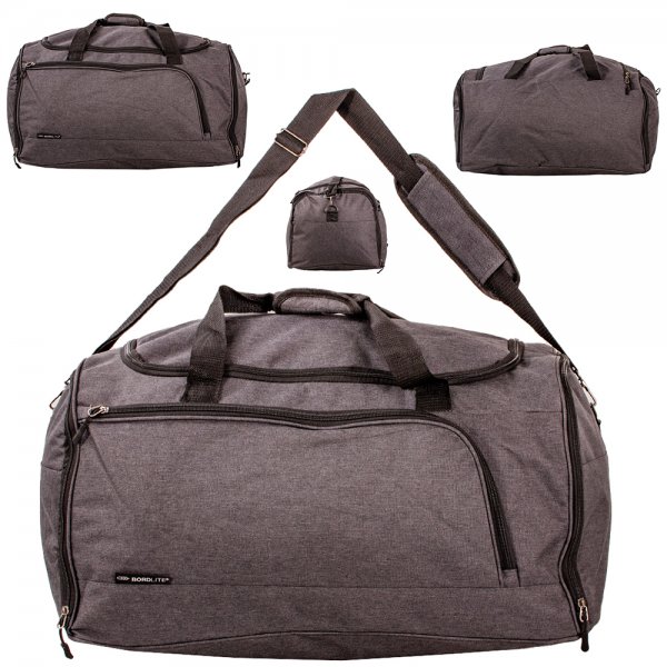 JBTB76 BLACK HOLDALL TRAVEL BAG