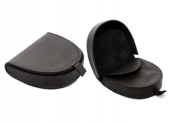 0490 GOAT NAPPA MED HRSE-SHOE GENTS TRAY PRSE BLACK