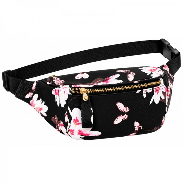 JBBB20 Black Flower Bumbag (New)