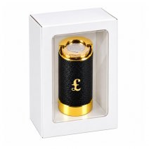 8605 $1 Coin Holder Black Leather (New)