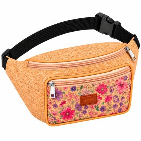7205 Wild Flowers Bumbag with Front Zipped Pocket (New)