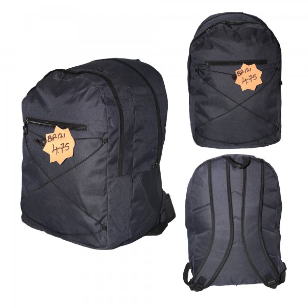 BP-121 NAVY BACKPACK WITH MULTIPLE POCKETS