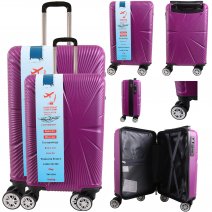T-HC-US-1629 DARK PURPLE SET OF 2 RYAN AIR, ALSO OVERHEAD CABIN-