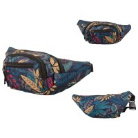 8042 PINK TROPICAL LORENZ WAIST BAG  8042 PINK TROPICAL LORENZ WAIST BAG