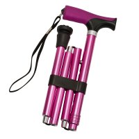 2884 Pink Premium Folding Walking Stick Soft Grip 2884 Pink Premium Folding Walking Stick Soft Grip