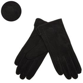 LG-100 MEDIUM BLACK SUEDE GLOVES