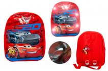 1029HVL-6488T CARS KIDS BACKPACK WITH LED LIGHTS F001