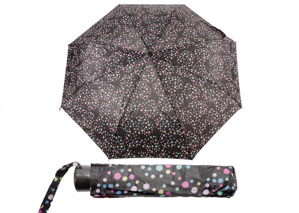 UU306 LADIES DITSY SPOT WIND RESISTANCE UMBRELLA