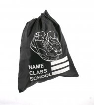 SHOE SCHOOL GYM BAG BLACK