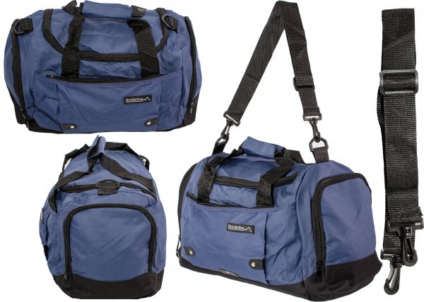 JBSB62 NAVY/BLK BORDERLINE TRAVEL HOLDALL 52CM