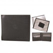 1061 BLACK ITALIAN LEATHER WALLET