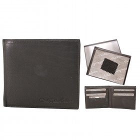 1061 BLACK ITALIAN LEATHER WALLET