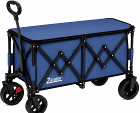 ELD-W701L Navy Foldable Zander Utility Wagon