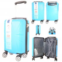 T-HC-US-1629 BLUE UNDER-SEAT CABIN-SIZE TRAVEL TROLLEY