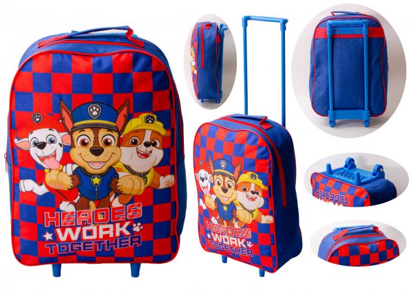 14761-91812 PREMIUM FABRIC STD FOLDING TROLLEY PAW PATROL