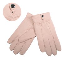 8910 DUSKY PINK LEATHER GLOVES MEDIUM