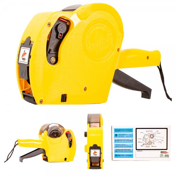 2915 YELLOW/BLACK PRICE TAG MACHINE