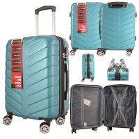 T-HC-CABIN-2025 TEAL TRAVEL TROLLEY  T-HC-CABIN-2025 TEAL TRAVEL TROLLEY