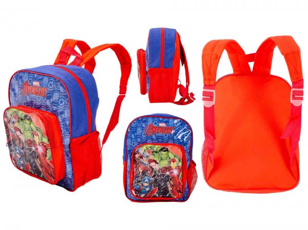 24601 RED NAVY AVENGERS KIDS BACKPACK