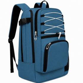 BP-119 Peacock Blue Travel Backpack (New)