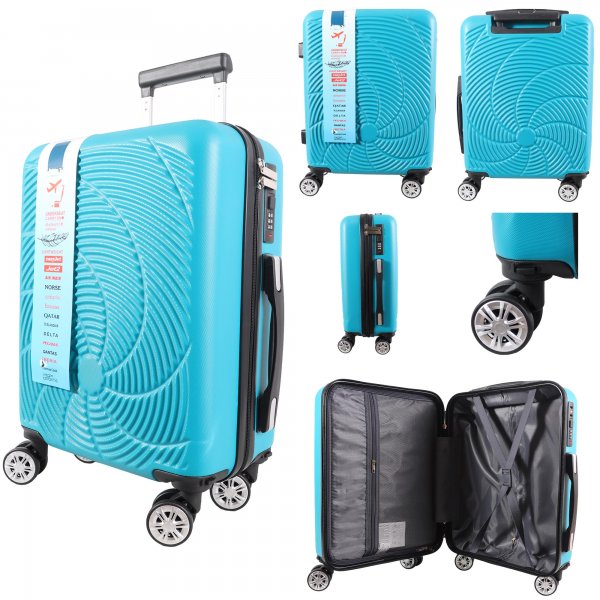 T-HC-US-1833 TEAL EASYJET TRAVEL CABIN TROLLEY SUITCASE