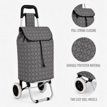 ST-05B Box Silver 2 Wheel Trolley