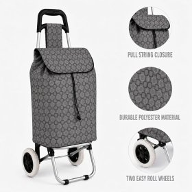 ST-05B Box Silver 2 Wheel Trolley