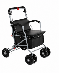 6980 Black Heavy Duty Shopping Trolley with Seat 6980 Black Heavy Duty Shopping Trolley with Seat
