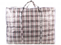 2472 BLACK CHECK LARGE LAUNDRY BAG