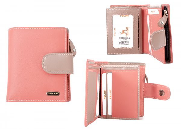 16-03 PEACH MULTI LADIES WALLET