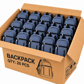 BP-E-TW-129 Navy Box of 20 Easy jet Cabin Backpack Bag