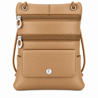 905 Tan Leather/Pu Crossbag (New) 905 Tan Leather/Pu Crossbag (New)